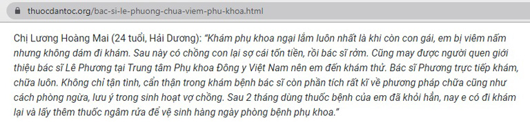 Người bệnh chia sẻ về nữ bác sĩ