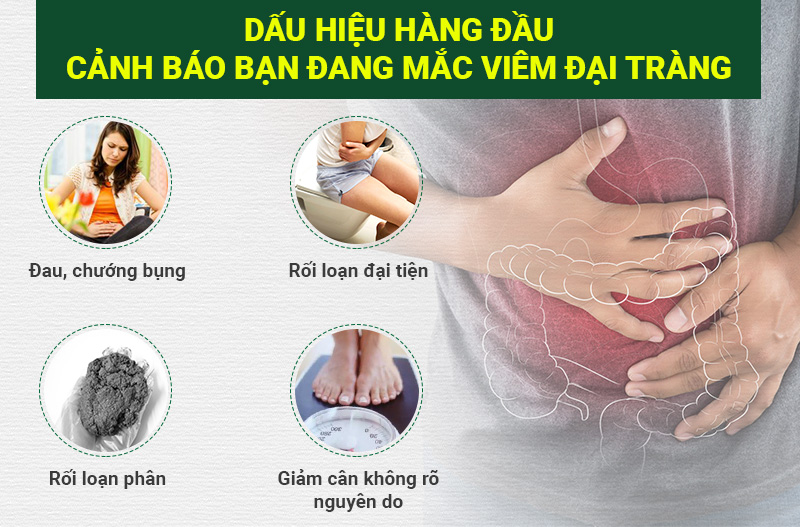 dấu hiệu viêm đại tràng thường gặp