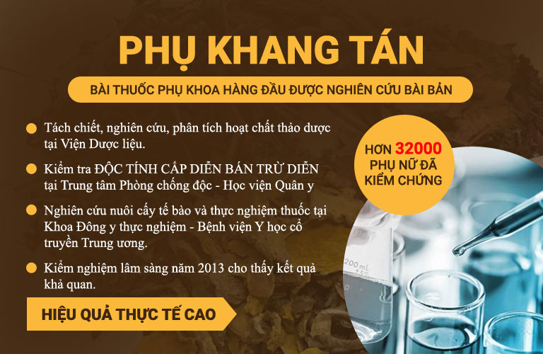 Bài thuốc đã được nghiên cứu bài bản và khoa học