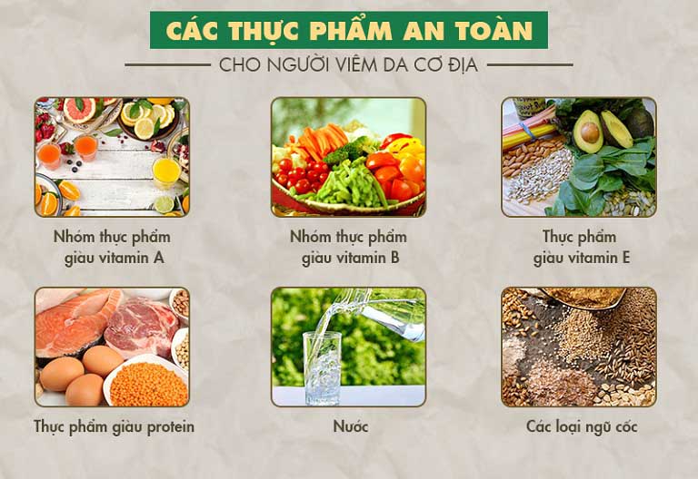 Những thực phẩm tốt cho người bị viêm da cơ địa