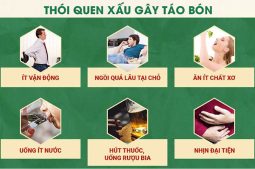 Thói quen gây bệnh táo bón