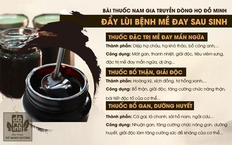 Bài thuốc chữa mề đay của Nhà thuốc Đỗ Minh Đường