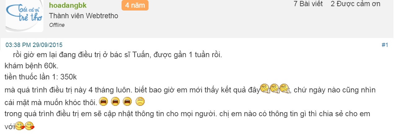 Review phòng khám bác sĩ da liễu Võ Doãn Tuấn Đà Nẵng