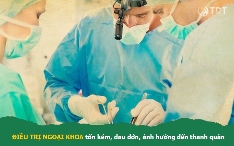 Điều trị ngoại khoa chữa viêm họng