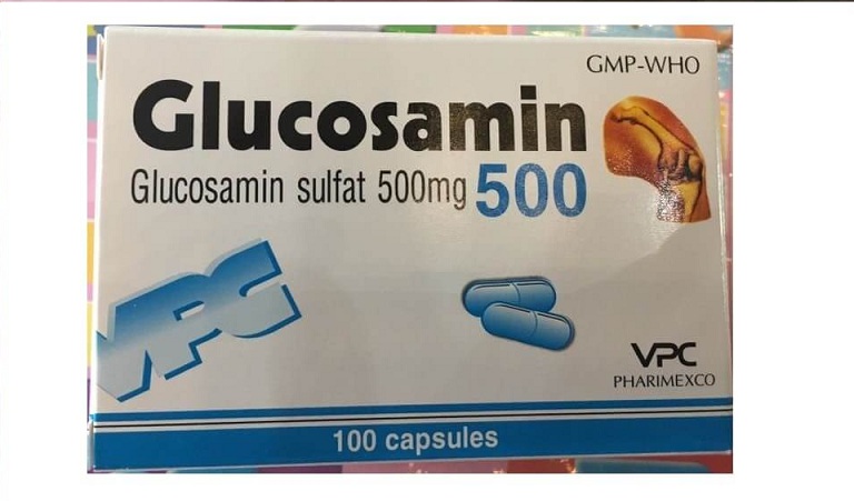 bị tràn dịch khớp gối có thể uống Glucosamine 