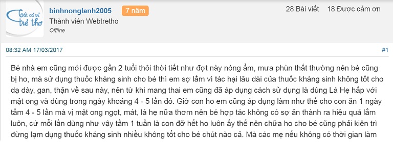 review cách trị ho bằng lá hẹ