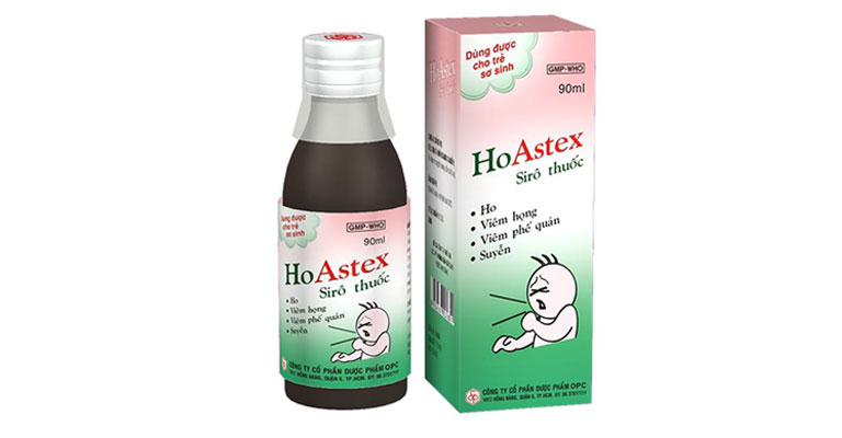 Astex là Siro trị ho cho bé 