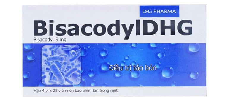 Bị táo bón uống thuốc Bisacodyl