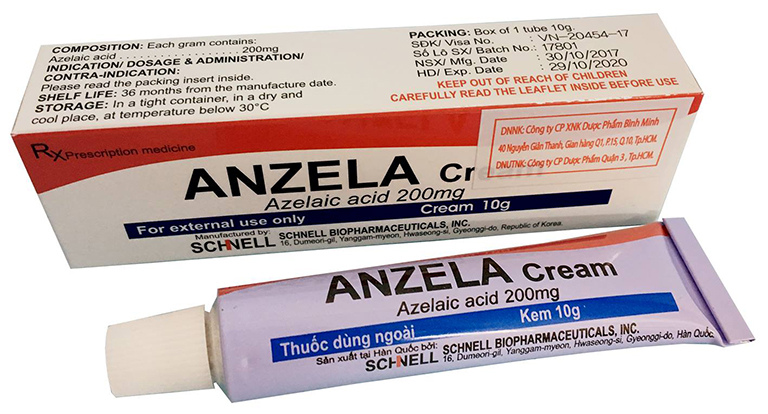 Thuốc Acid Azelaic dùng để điều trị nhọt ở mức độ trùng bình