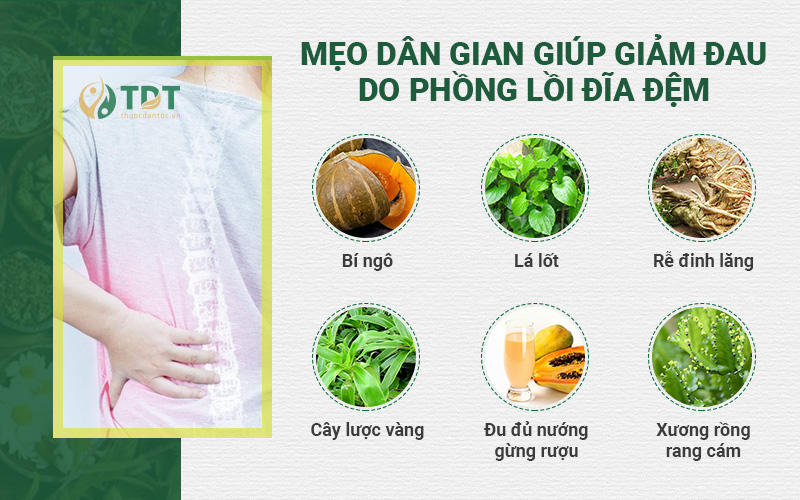 Điều trị phồng lồi đĩa đệm bằng thuốc dân gian