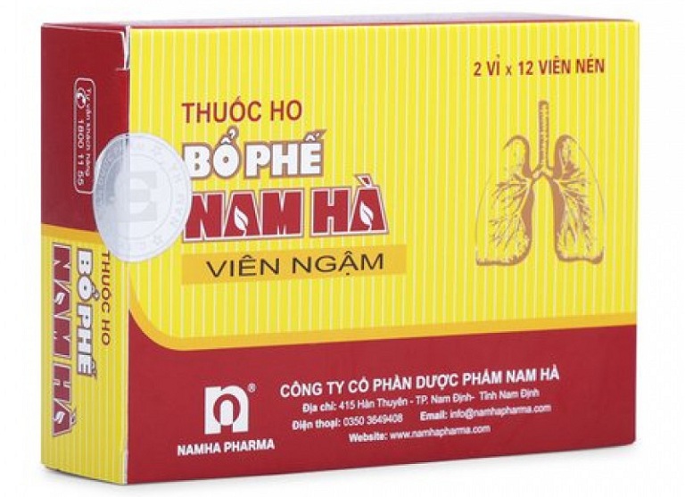 thuốc ho bổ phế nam hà viên ngậm