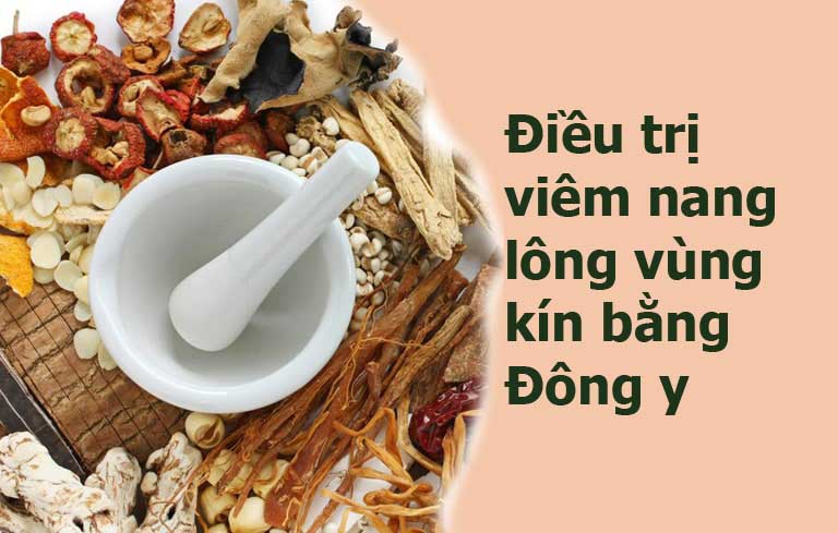 Điều trị viêm nang lông bằng Đông y