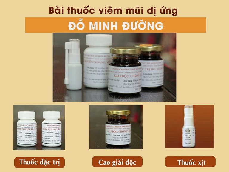 Bài thuốc đặc trị bệnh viêm mũi dị ứng, viêm xoang Đỗ Minh Đường