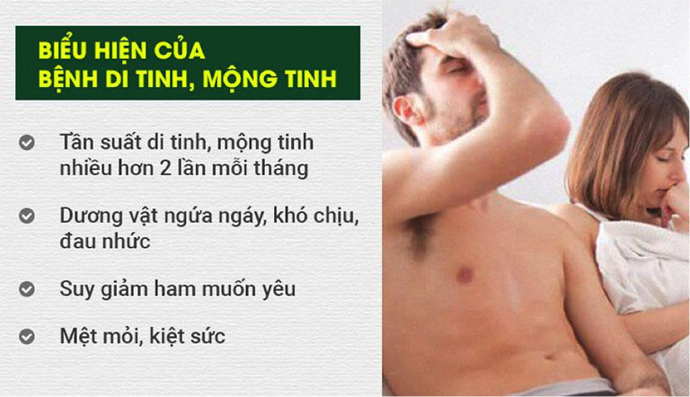 Biểu hiện dị tinh mộng tinh 