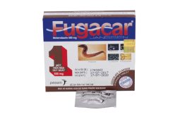 Thuốc Fugacar được bào chế ở dạng viên nén nhai. Người dùng nhai thuốc trước khi nuốt.