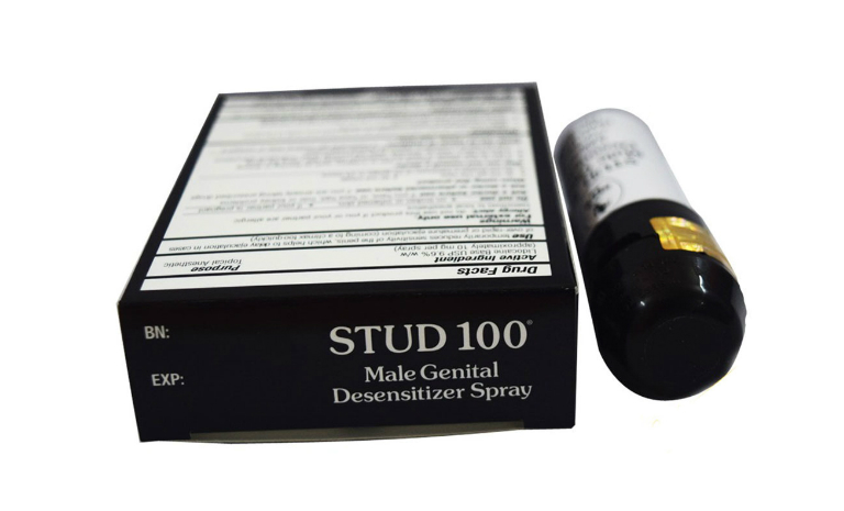 Muốn biết thuốc xịt Stud 100 thật hay giả, hãy xem tem chống hàng giả dán trên chai thuốc.