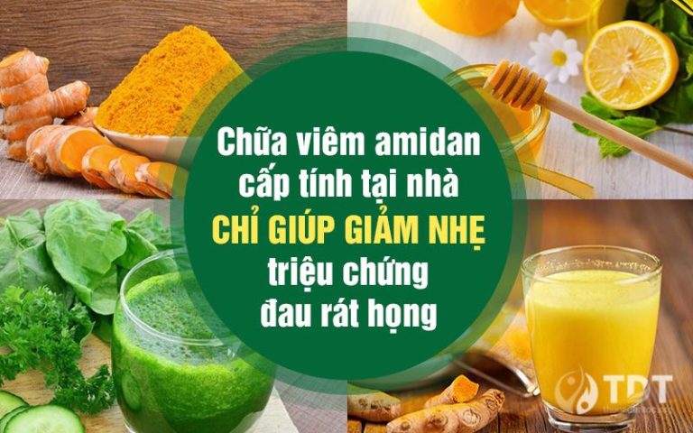 cách chữa viêm amidan cấp tính 