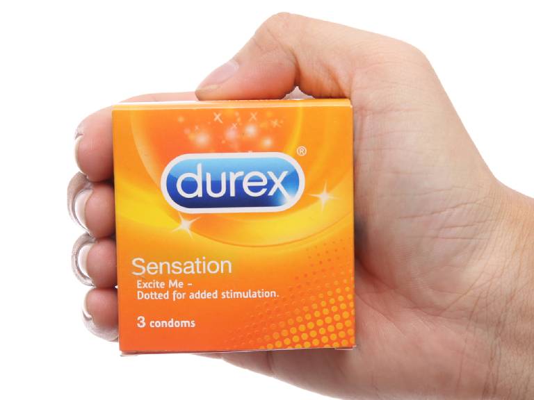 Bao cao su có gai Durex Sensation