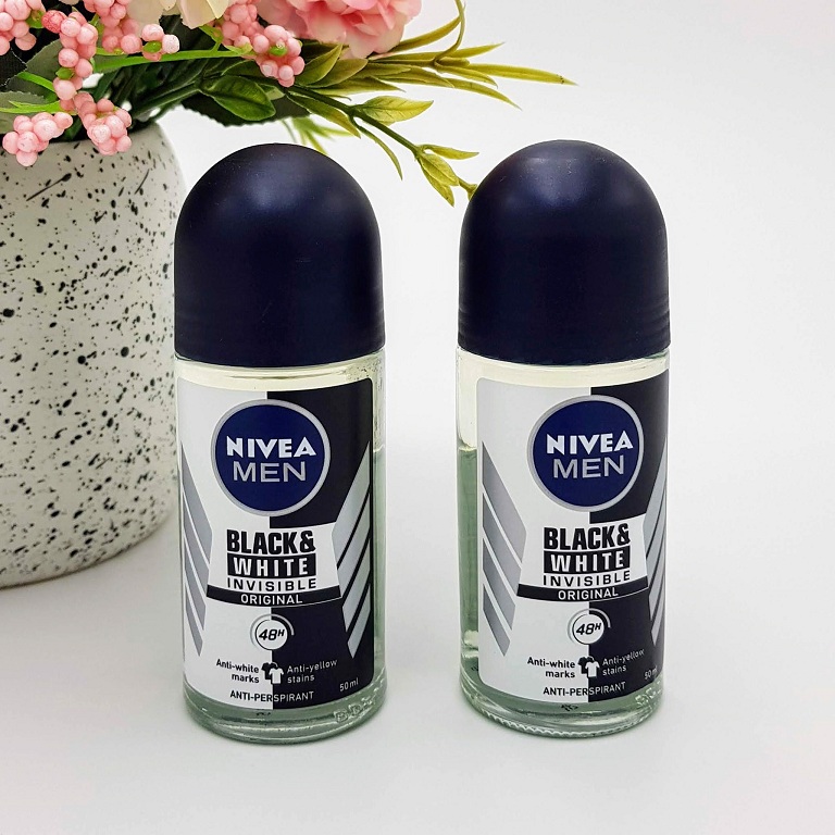 Lăn khử mùi nam Nivea Men Invisible For Black & White