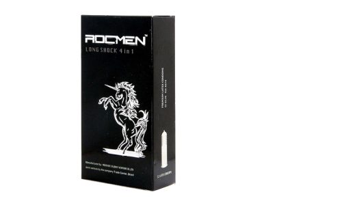 Bao cao su Rocmen Long Shock 4 in 1 có tác dụng phòng tránh thai, tăng khoái cảm, kéo dài thời gian quan hệ,...