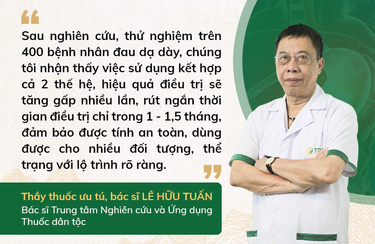 Đánh giá từ chuyên gia về sự kết hợp 2 bài thuốc