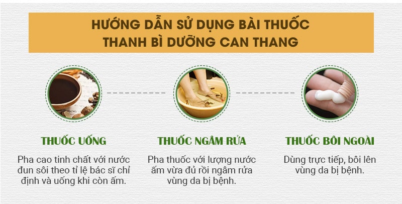 Hướng dẫn cách sử dụng bài thuốc Thanh bì Dưỡng can thang