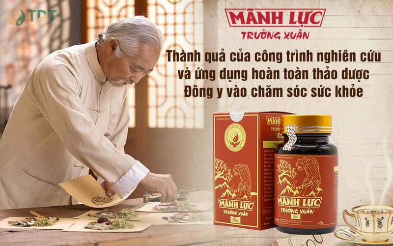 Thực phẩm bảo vệ sức khoẻ MÃNH LỰC TRƯỜNG XUÂN "10 vị bổ cả 10" tăng cường sinh lý nam từ gốc