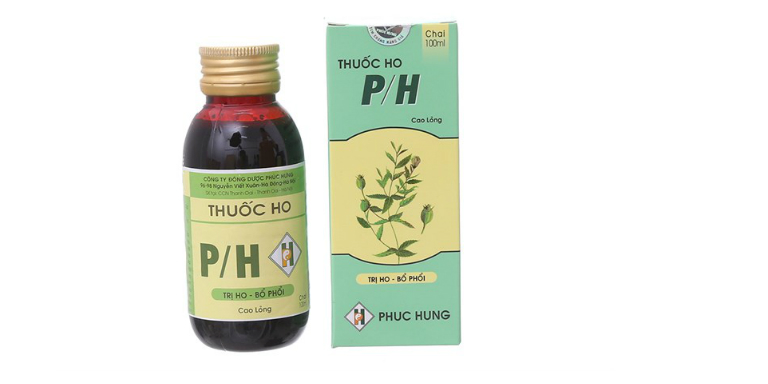 Thuốc ho PH là dược phẩm trị ho an toàn, hiệu quả do công ty dược Phúc Hưng sản xuất.