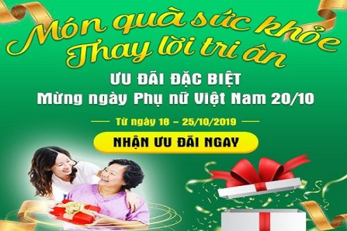 Trung tâm Thuốc dân tộc khuyến mại 20/10