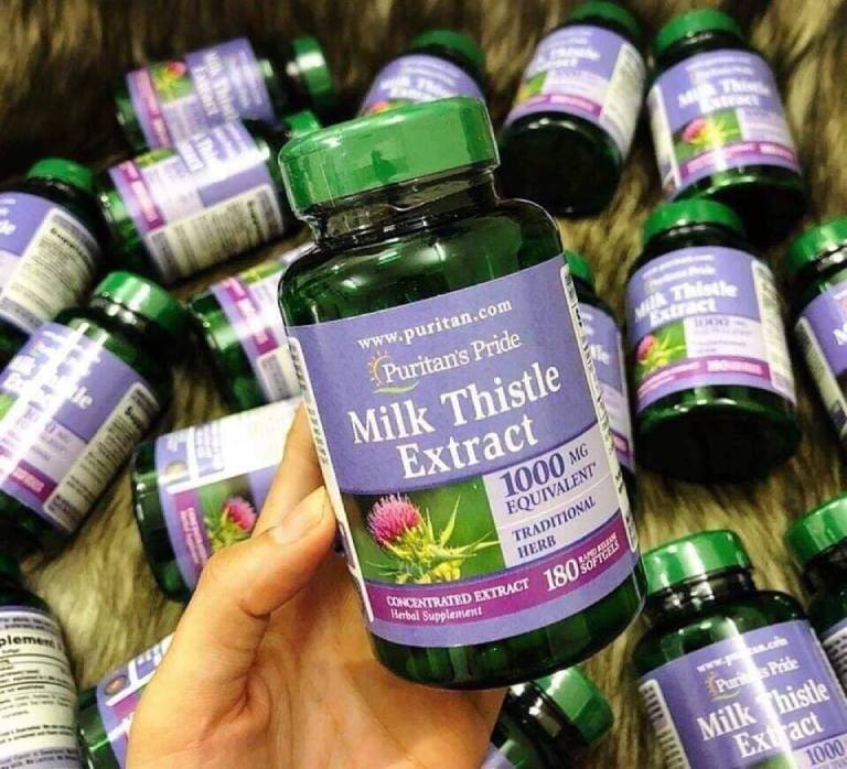 tác dụng của Milk Thistle 1000 mg 