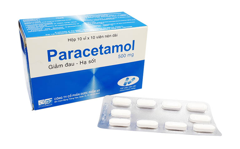 thuốc trị đau bụng kinh paracetamol