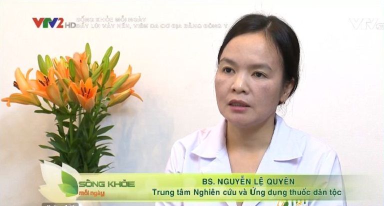 Bác sĩ Lệ Quyên tư vấn bệnh vảy nến, viêm da cơ địa trên VTV2