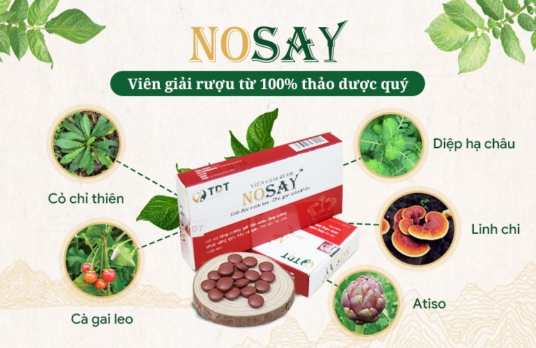 Thuốc giải rượu bia NOSAY