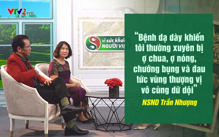 Nghệ sĩ Trần Nhượng chia sẻ về bệnh dạ dày của mình trong chương trình Vì Sức Khỏe Người Việt - VTV2