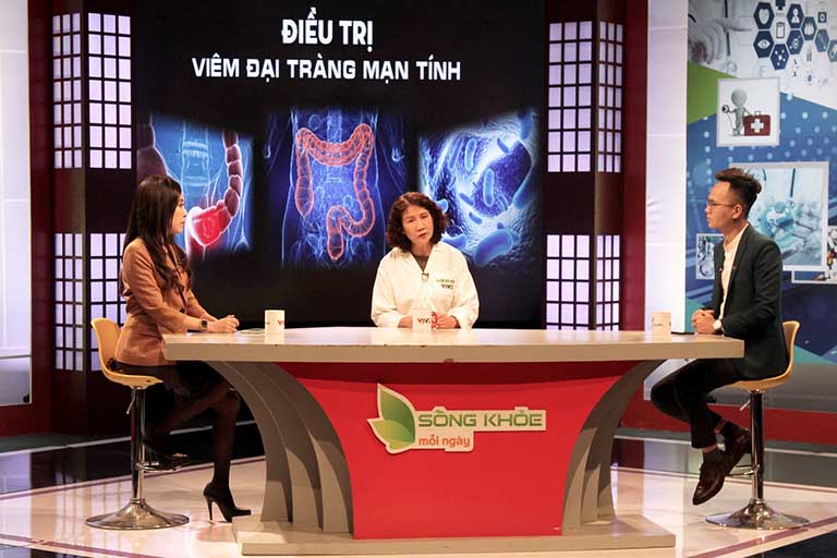 Bác sĩ Tuyết Lan chia sẻ trong chương trình Sống Khỏe Mỗi Ngày chủ đề điều trị viêm đại tràng mãn tính