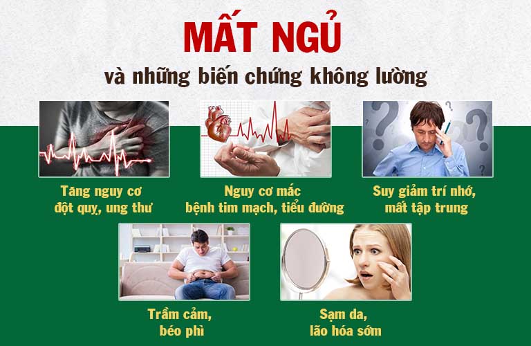 Biến chứng bệnh mất ngủ