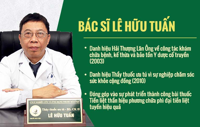 Thầy thuốc ưu tú-Bác sĩ CK II Lê Hữu Tuấn 