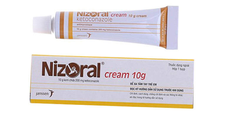 thuốc tây trị lác đồng tiền Nizoral cream