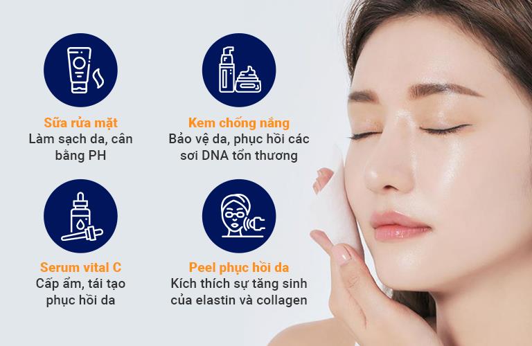 Bộ Kit bao gồm các chế phẩm bôi được nhập khẩu tại đơn vị nước ngoài uy tín