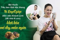 Diễn viên Khánh Linh Về nhà đi con chia sẻ cách chữa khỏi mề đay