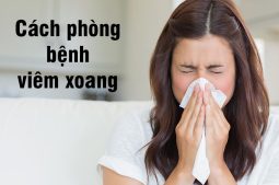 cách phòng tránh viêm xoang