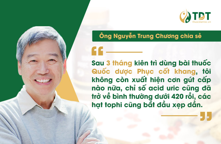 Bệnh nhân Nguyễn Trung Chương (65 tuổi, Hà Nội)