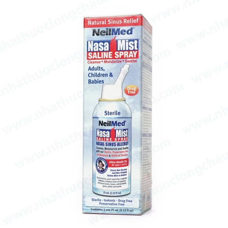 Thuốc xịt mũi Nasalmist của Neilmed Sinus Rinse