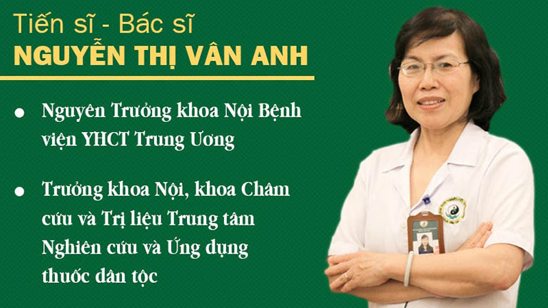 Bác sĩ Nguyễn Thị Vân Anh với kinh nghiệm nhiều năm công tác