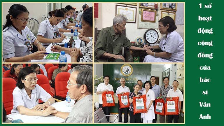 Các hoạt động thiện nguyện của BS Nguyễn Thị Vân Anh
