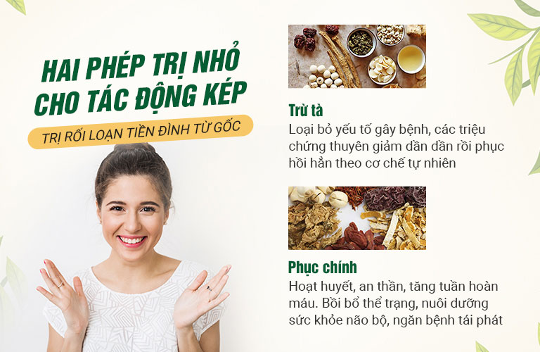 Định tâm An thần thang kết hợp song song 2 phép trị nhỏ tạo hiệu quả toàn diện