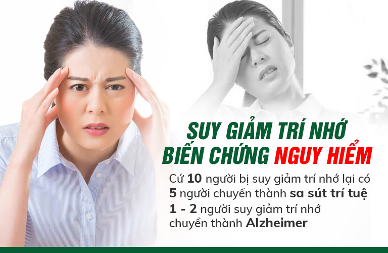 Suy giảm trí nhớ biến chứng nguy hiểm bạn chớ nên chủ quan