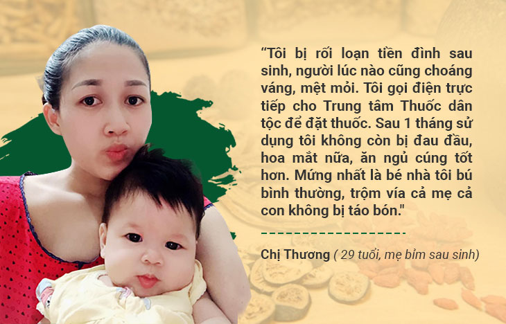 Chị Thương đã dứt điểm rối loạn tiền đình nhờ Định tâm An thần thang