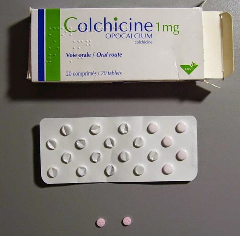 thuốc trị gout của Pháp Colchicine 