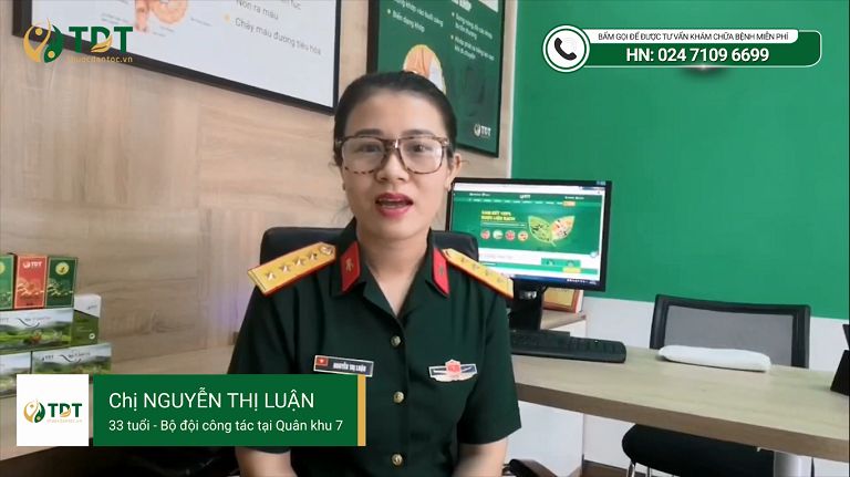Chị Nguyễn Thị Luận chia sẻ về Sơ can Bình vị tán
